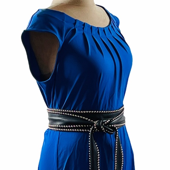 3 for $35💕NWT CHARTER CLUB ROYAL BLUE DRESS - Picture 3 of 7